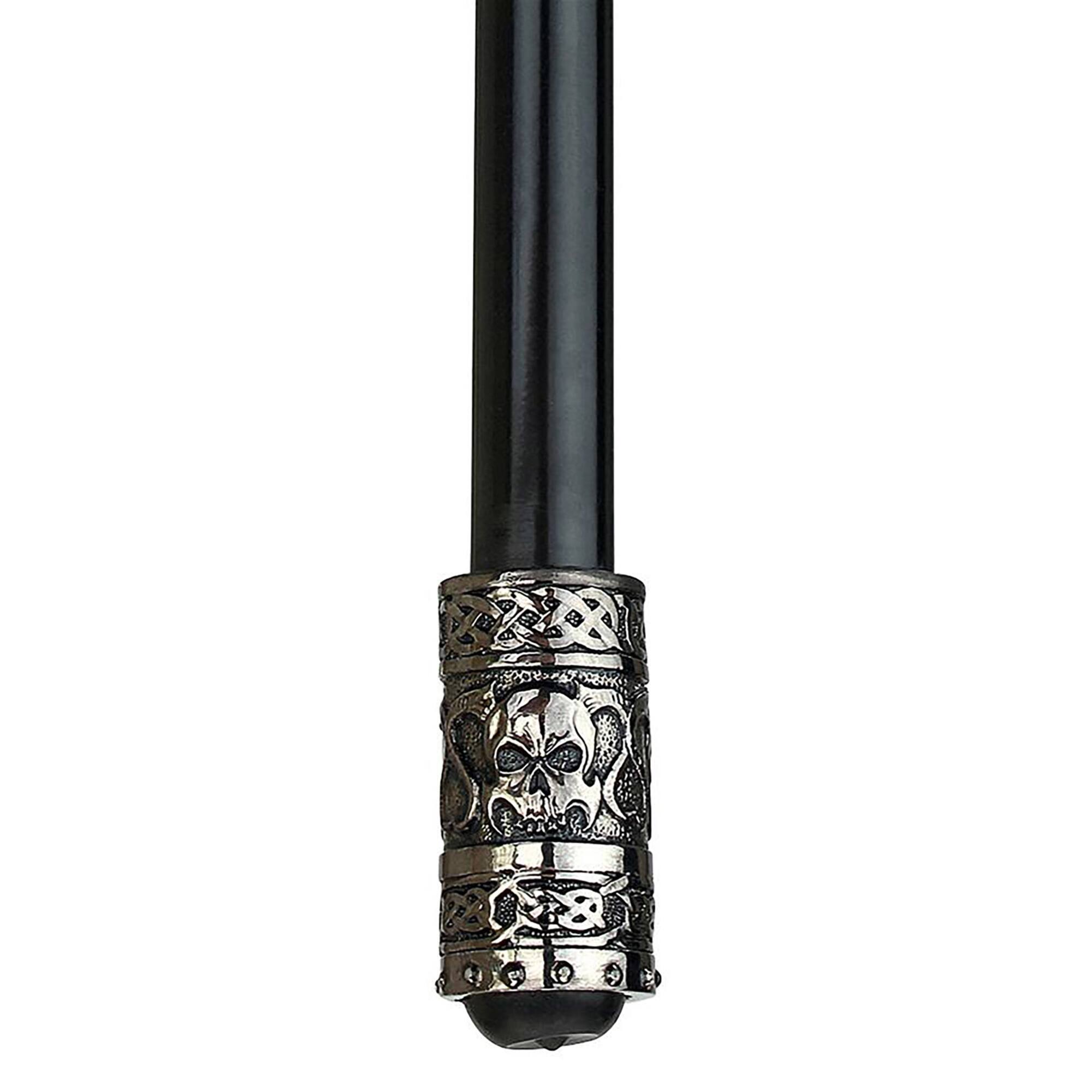 Design Toscano Dragonsthorne Collection: Death's Grip Skull & Claw Walking Stick